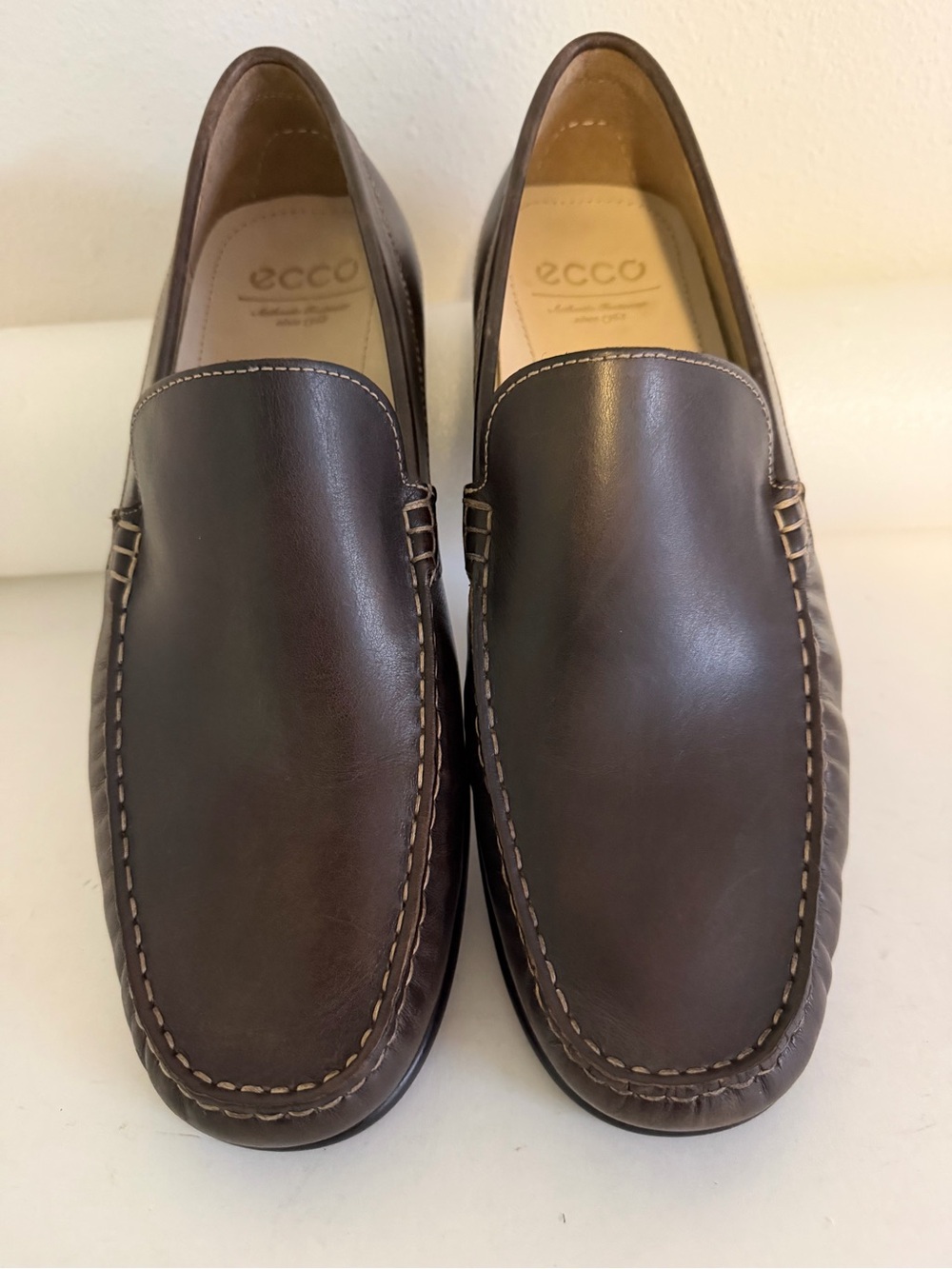ECCO Men's Classic Moc 2.0 Driving Loafers 14 Extra Wide LIKE NEW